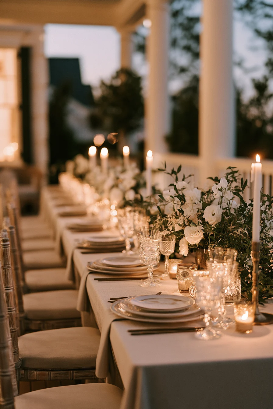 27 Beautiful Porch Wedding Decorations for a Dreamy Romantic Celebration