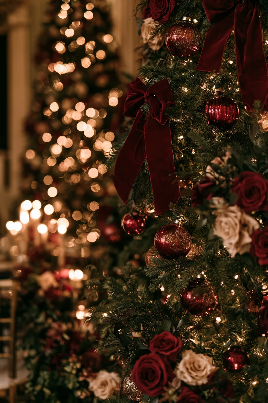 27 Beautiful Wedding Christmas Tree Ideas for a Magical Holiday Wedding