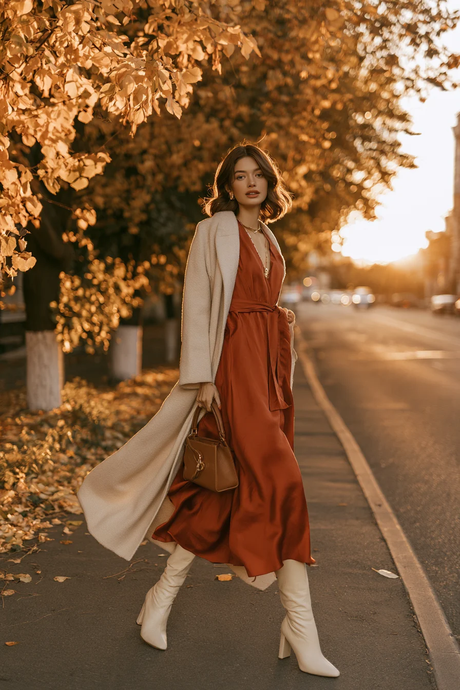 27 Fall Dress Outfit Ideas for a Chic and Cozy Autumn Wardrobe