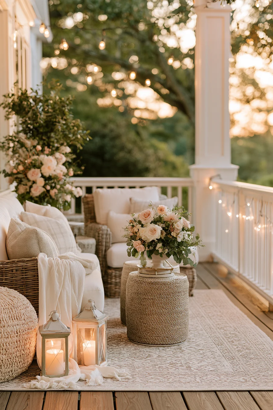 27 Beautiful Porch Wedding Decorations for a Dreamy Romantic Celebration