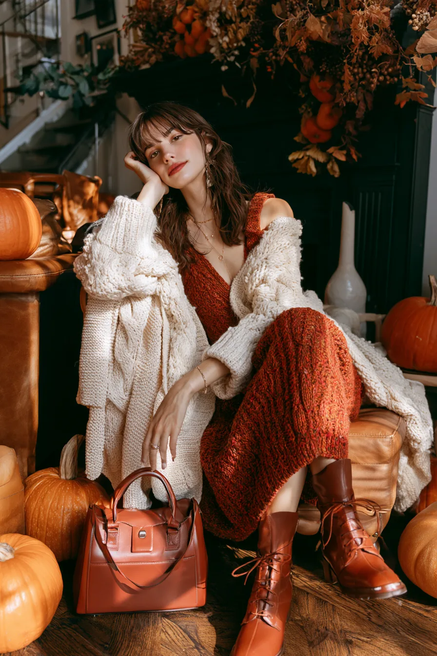 27 Fall Dress Outfit Ideas for a Chic and Cozy Autumn Wardrobe