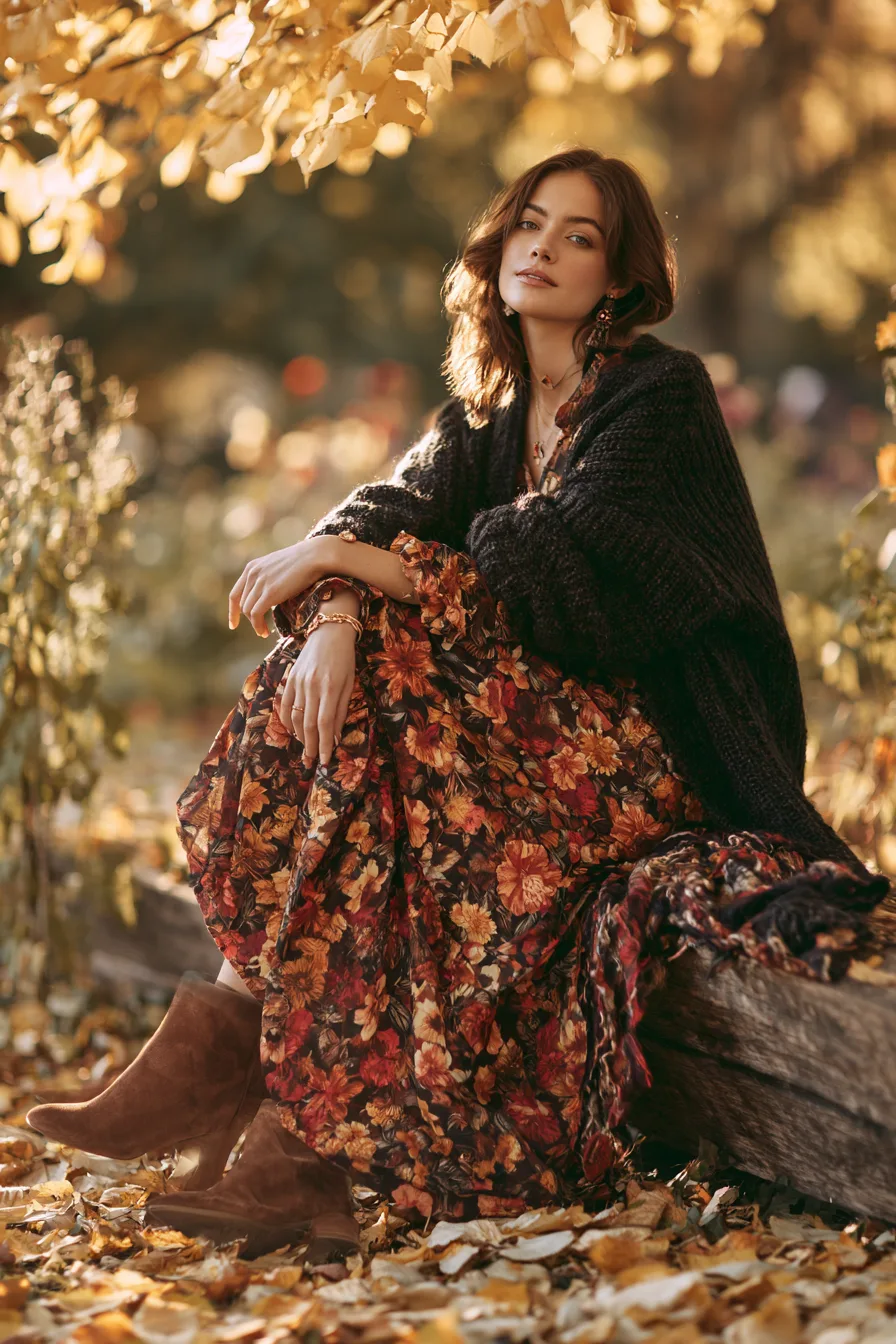 27 Fall Dress Outfit Ideas for a Chic and Cozy Autumn Wardrobe