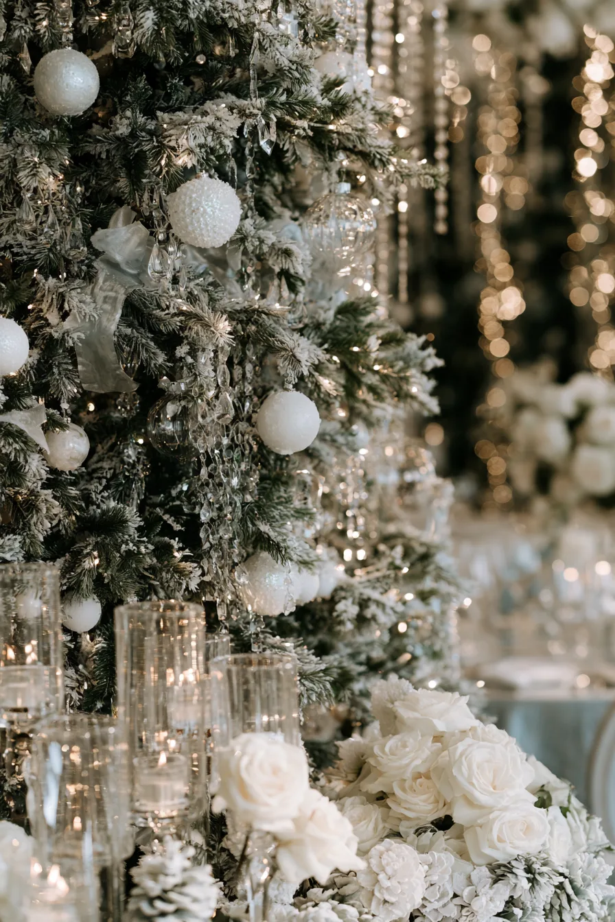 27 Beautiful Wedding Christmas Tree Ideas for a Magical Holiday Wedding