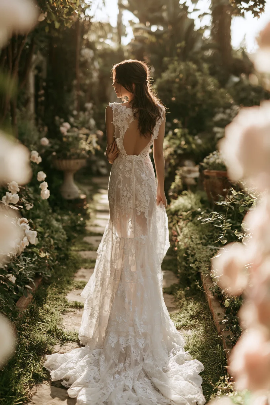 27 Stunning Open Back Wedding Dress Ideas for an Unforgettable Bridal Look