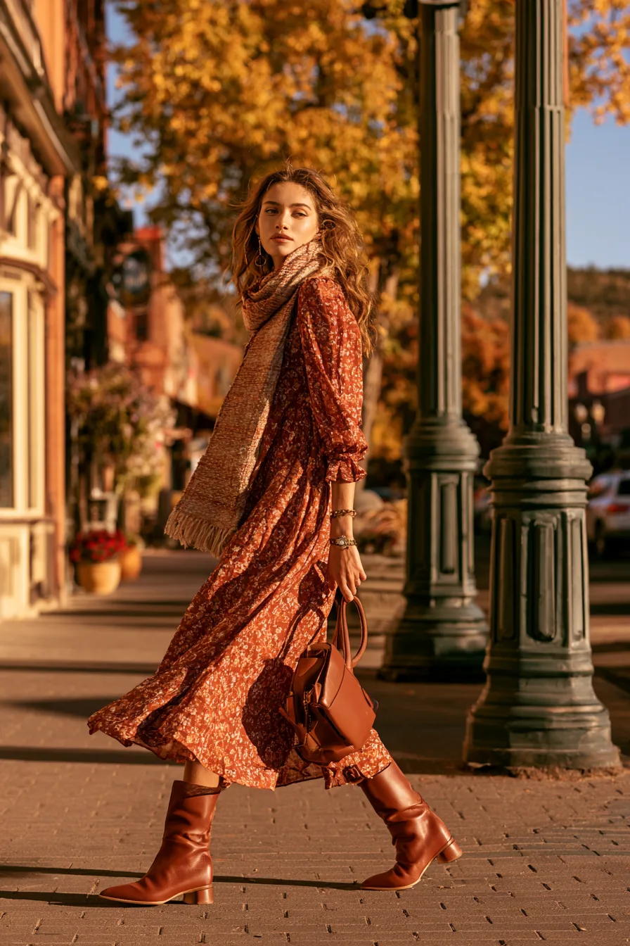 27 Fall Dress Outfit Ideas for a Chic and Cozy Autumn Wardrobe