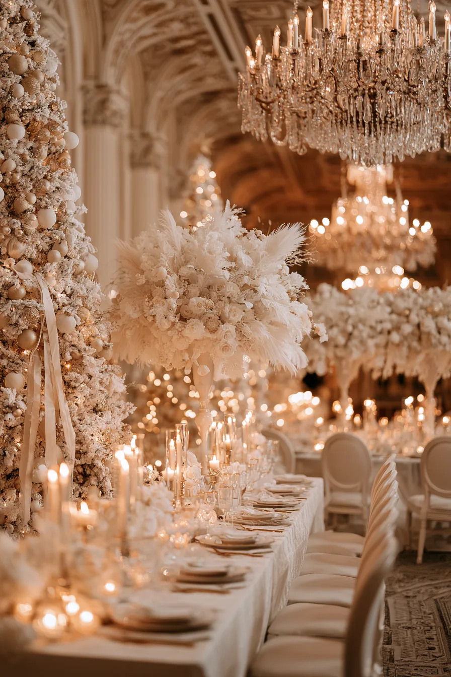 27 Beautiful Wedding Christmas Tree Ideas for a Magical Holiday Wedding